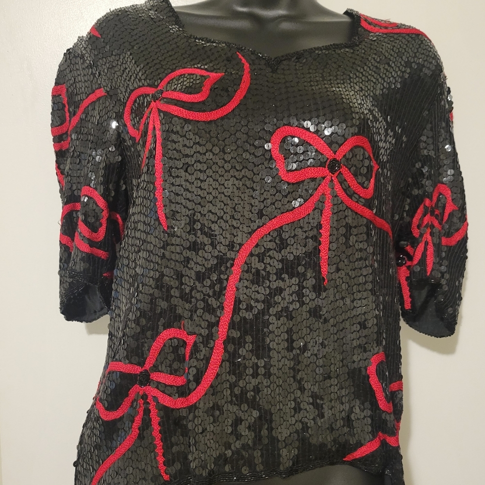 Vintage Sequin Top